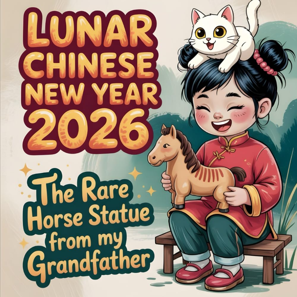 Lunar Chinese New Year 2026: The Rare Horse Statue from My Grandfather A Heartwarming Story for children's About Family, Legacy, and the Magic of the Year of the Horse books for kids