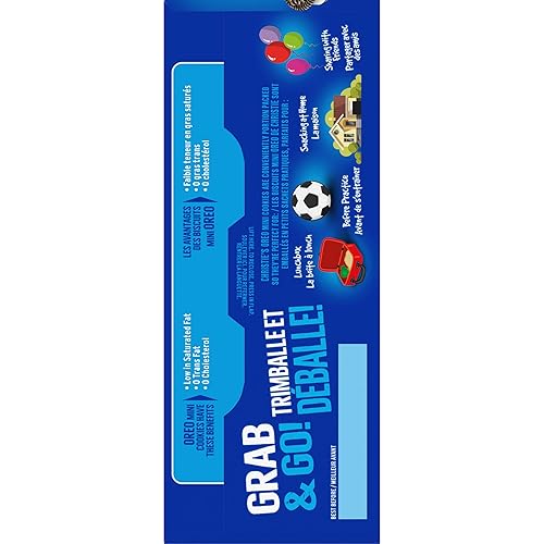 Vista 10 de Oreo Mini Snack Paks Cookies (2 x 180 gramos6,34 onzas) Importado de Canada