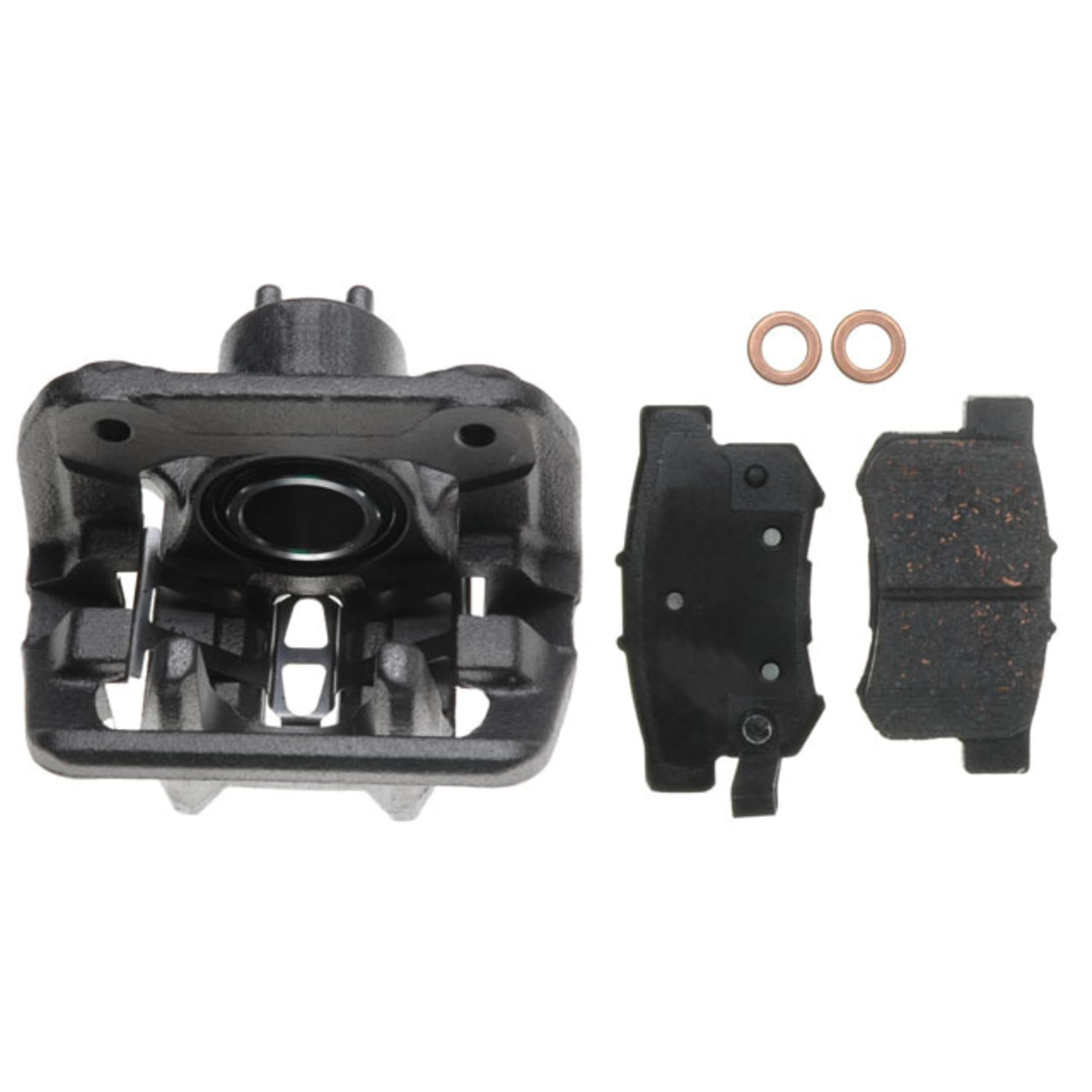 ACDelco 18r2209 profesional trasera conductor lateral freno de disco de freno con almohadillas (cargado), Remanufactured