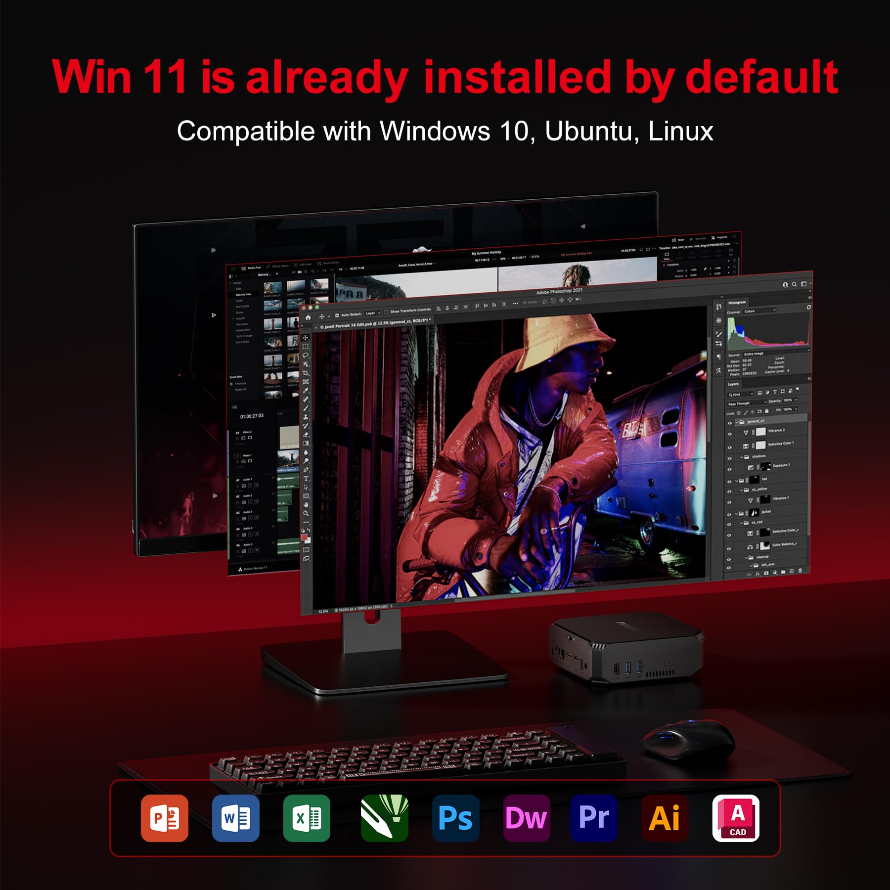 Amazon.com: FIREBAT Mini PC N150 (3.6GHz) Intel CPU, 1000MHz 4K