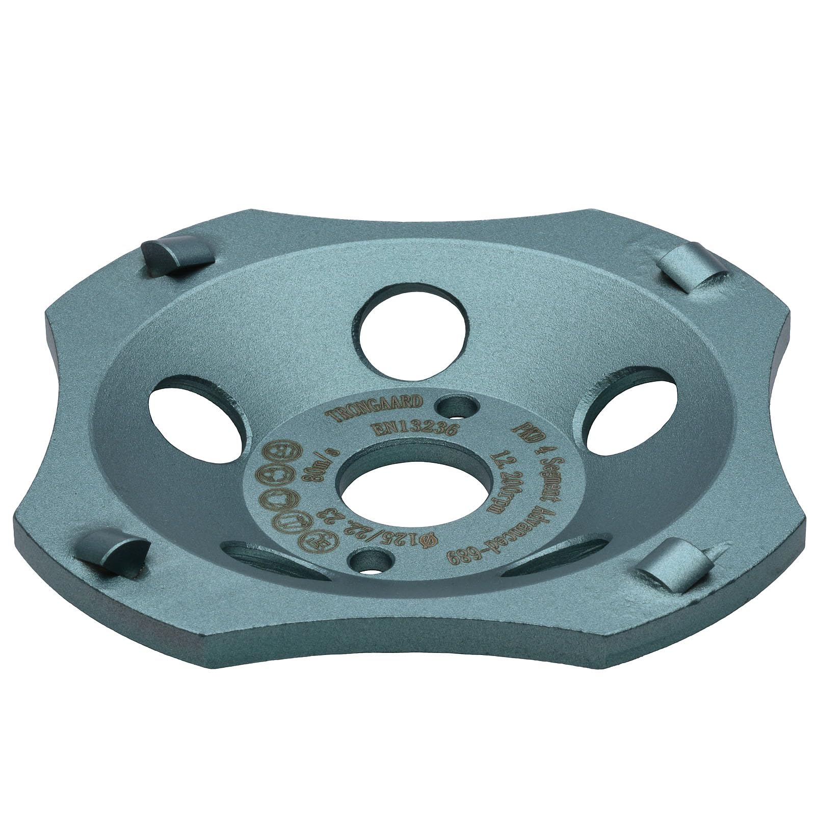 TRONGAARD PCD - Disco de Lijado Avanzado PCD, Disco Abrasivo, Disco Amoladora (125 mm, 22,23 mm)