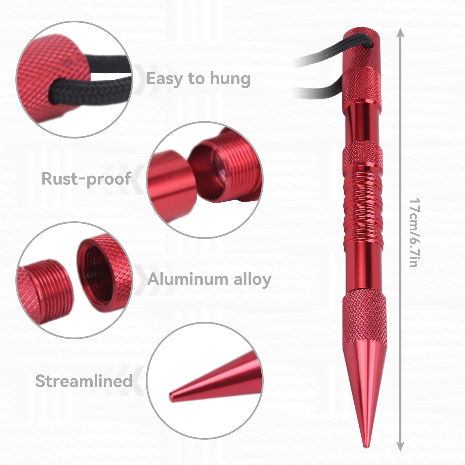 Snapklik.com : Umbrella Rope Needle, Aluminum Lacing Stitching Needles ...