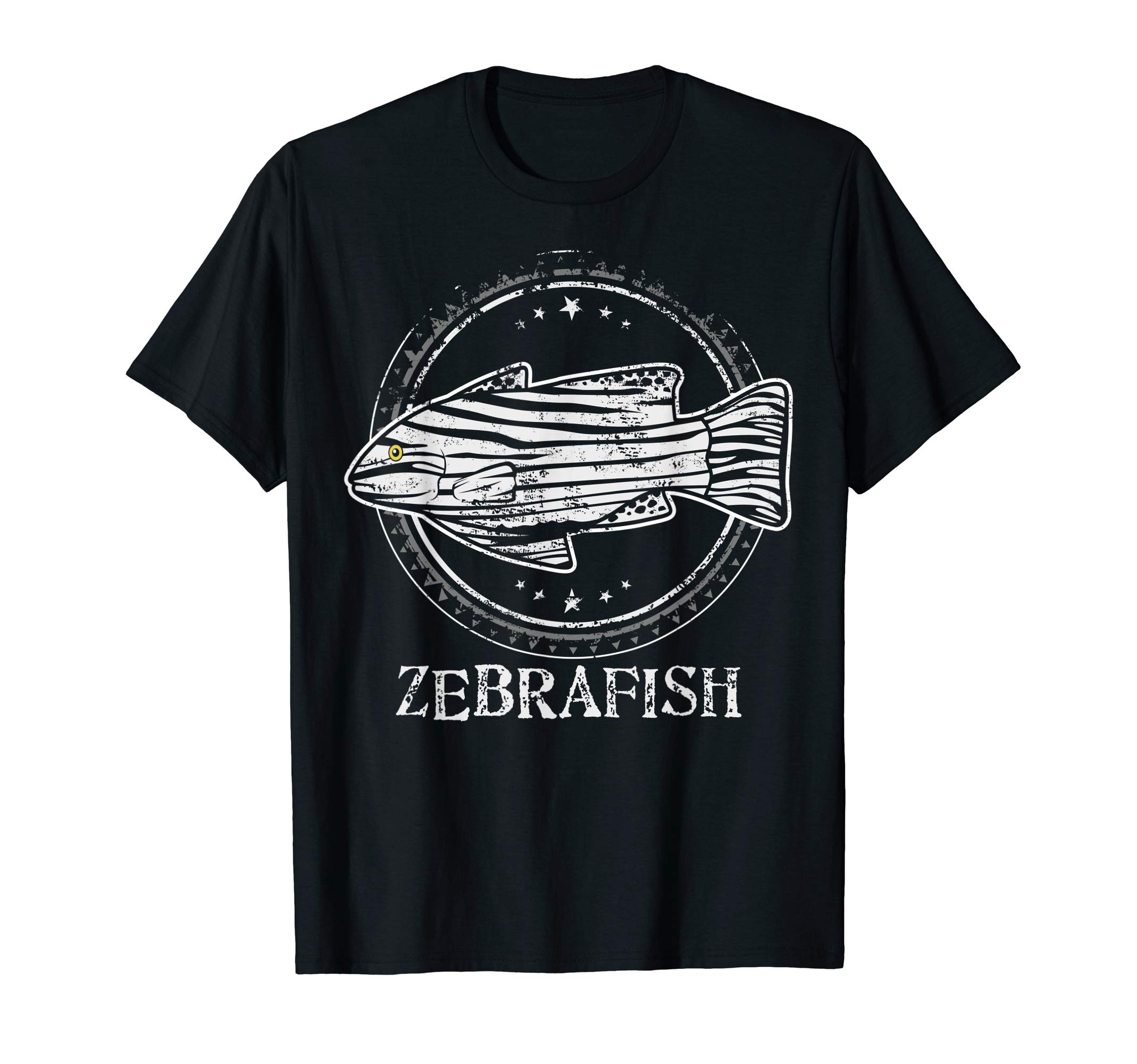 Cool Retro Zebra Fish Silhouette Gift Design Idea design T-Shirt