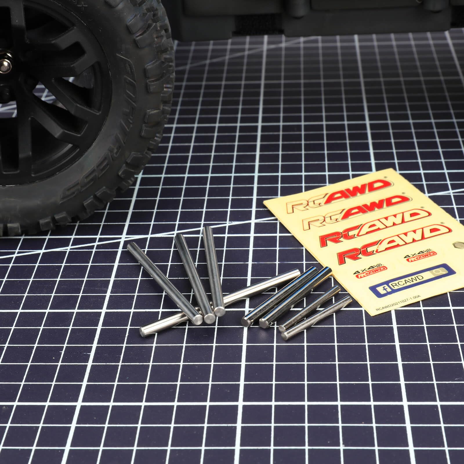 Amazon.com: RCAWD Suspension Arms Hinge Pins Set for ARRMA 3S, Big