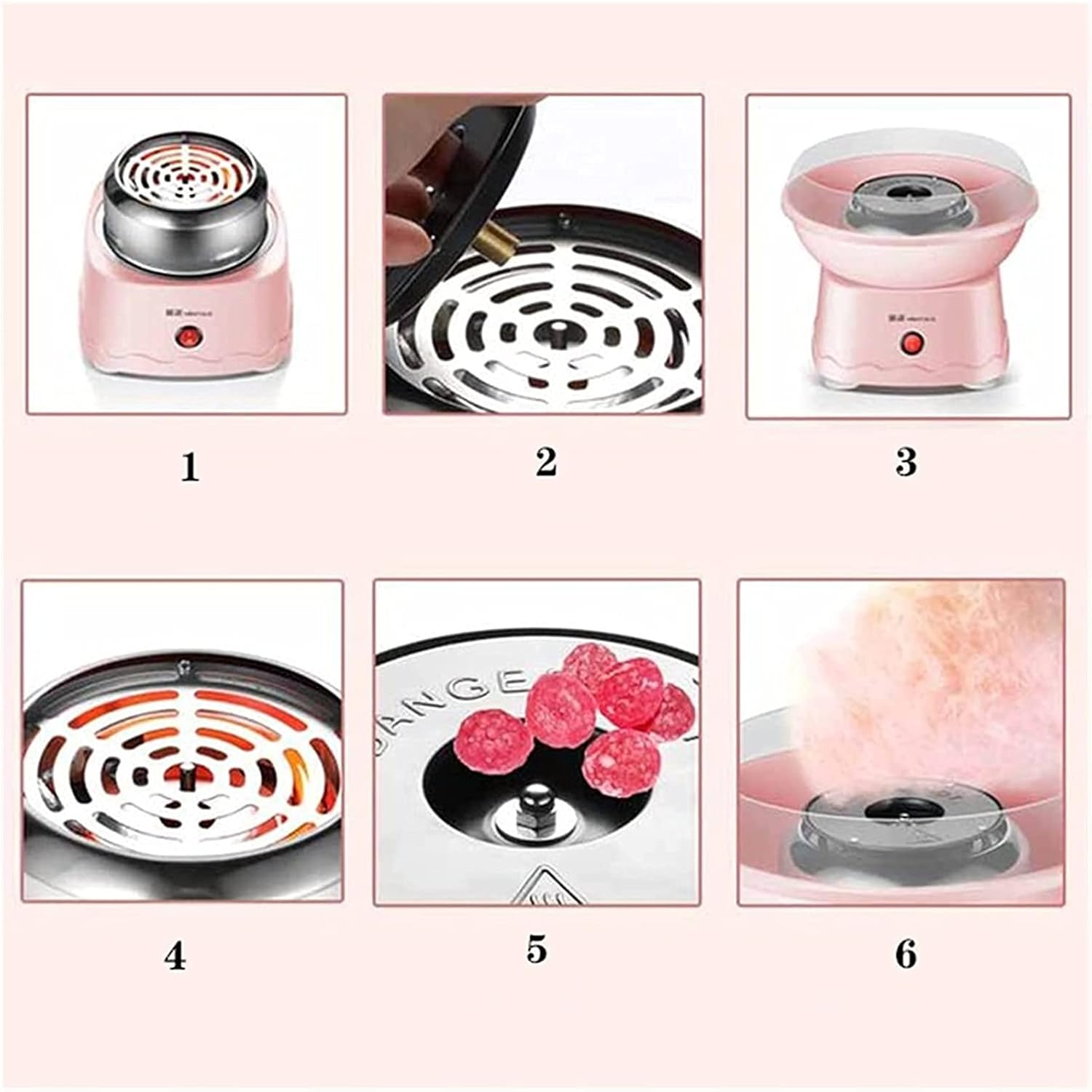 Cotton Candy Maker, Cotton Candy Machine for Home Birthday Family Party