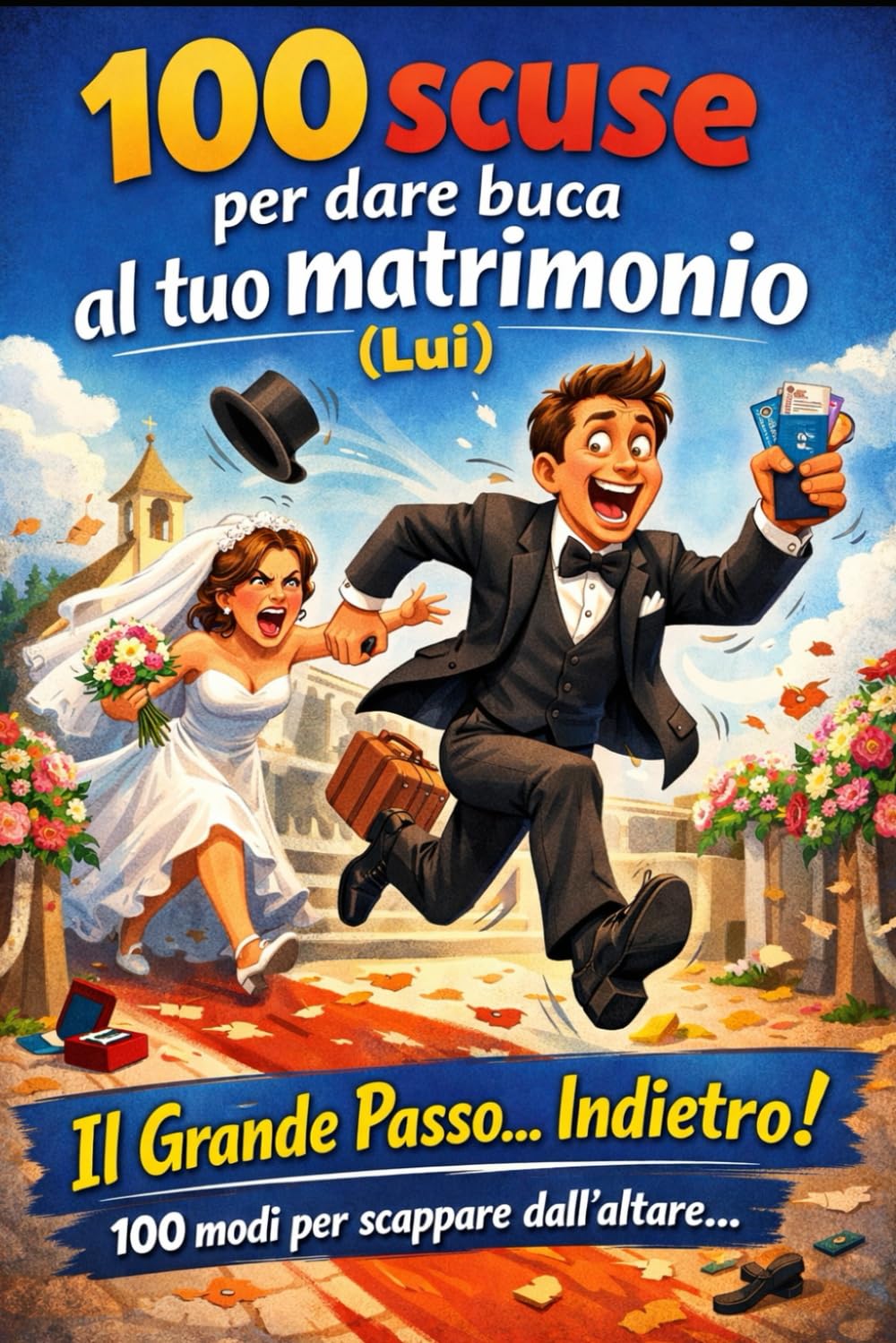 100 scuse per dare buca al tuo matrimonio (Lui): Il Grande Passo… Indietro! 100 modi per scappare dall'altare… (Addio al celibato... sperando che il festeggiato resti tale!)