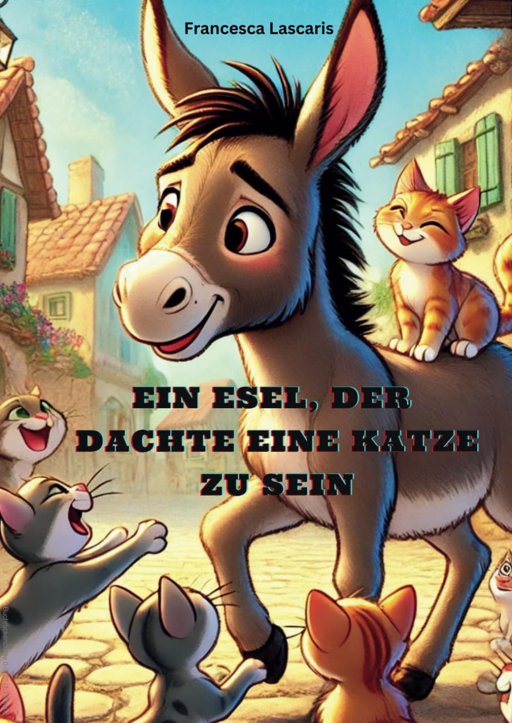 Ein Esel, der dachte eine Katze zu ein