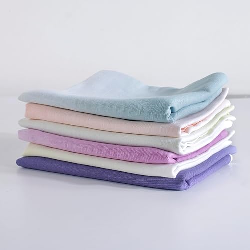 Miniatura 8 de FINGERCRAFT Juego de 6 servilletas de tela de mezcla de algodón de 20 x 20 pulgadas, tamaño grande, perfectas para fiestas, cenas, bodas, cócteles,