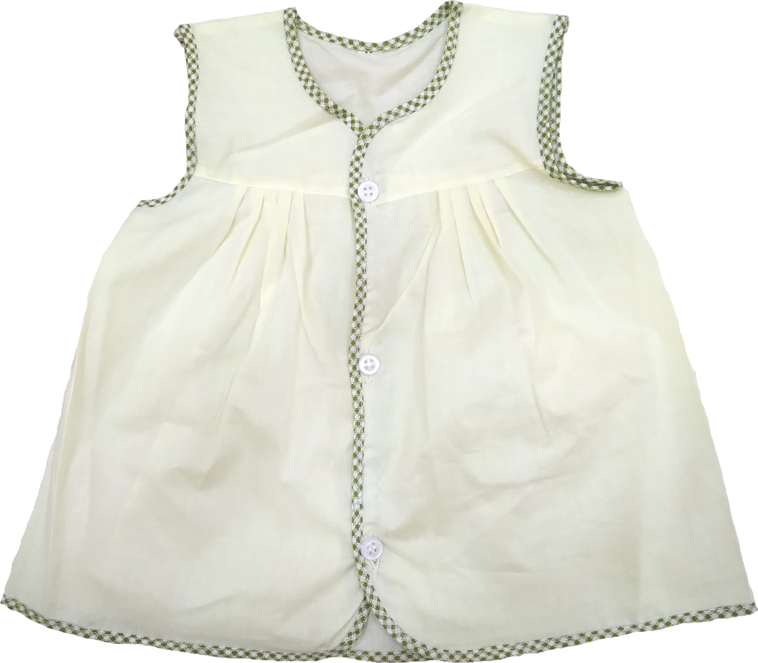 BabySphere Soft Pure Cotton Frock for Baby Girls. (Pack of 4) (18-24 Months, Plain) 1