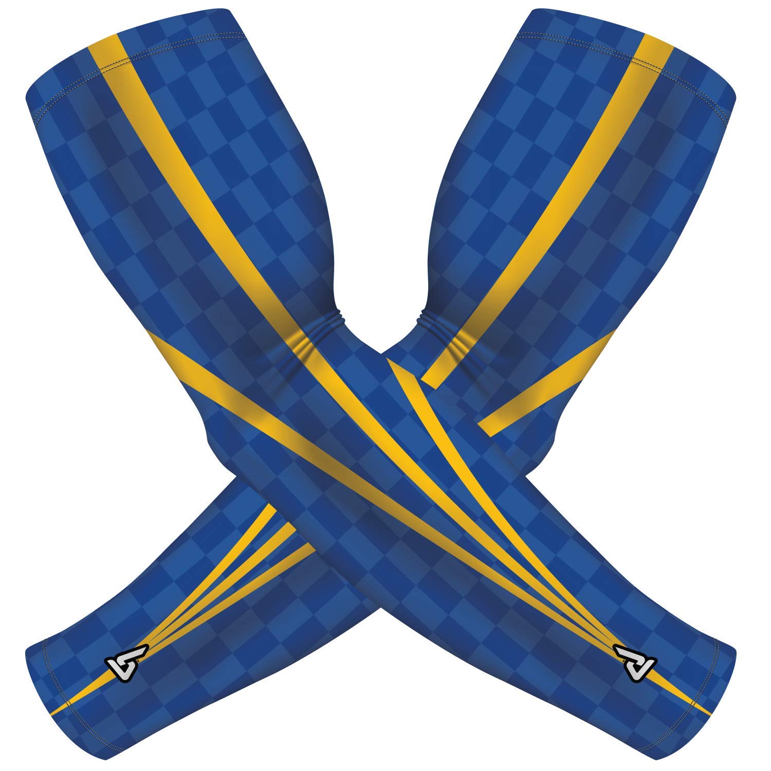 Cooling Compression Arm Sleeves for Men, Women, Youth Sports - UV Sun Protection & Tattoo Cover Up Forearm Sleeve - 1 Pair