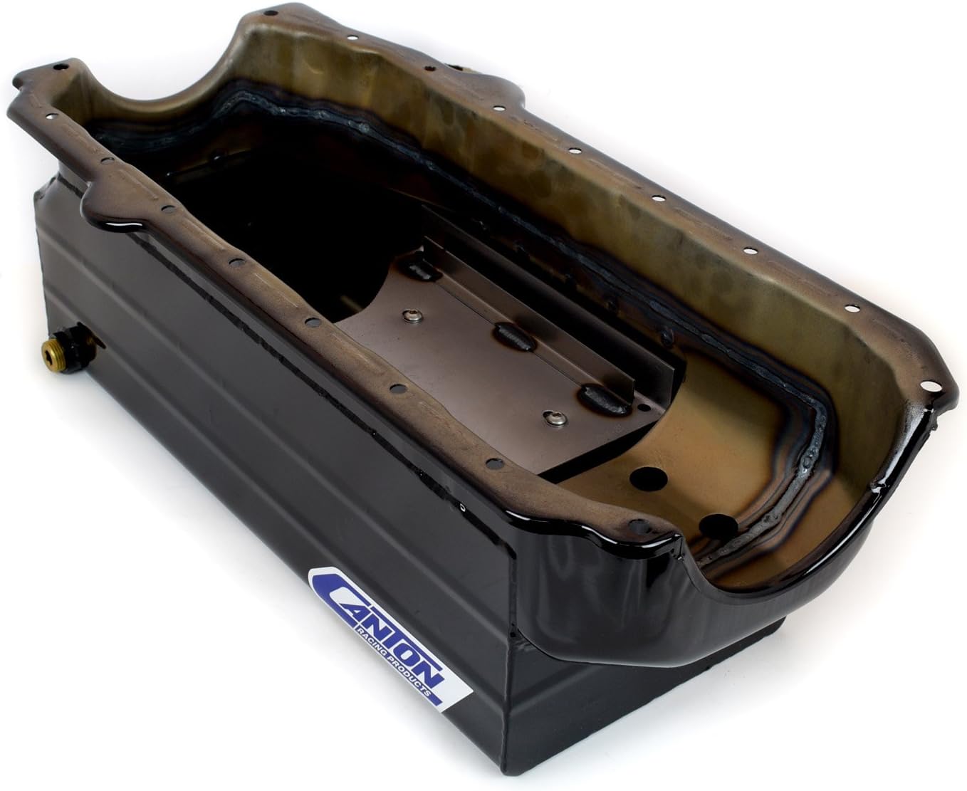 Canton Racing Products 18-100 Oil Pan (Small Block Chevy Pre-1985 Full Length Sump Marine Oil Pan), 1 Pack