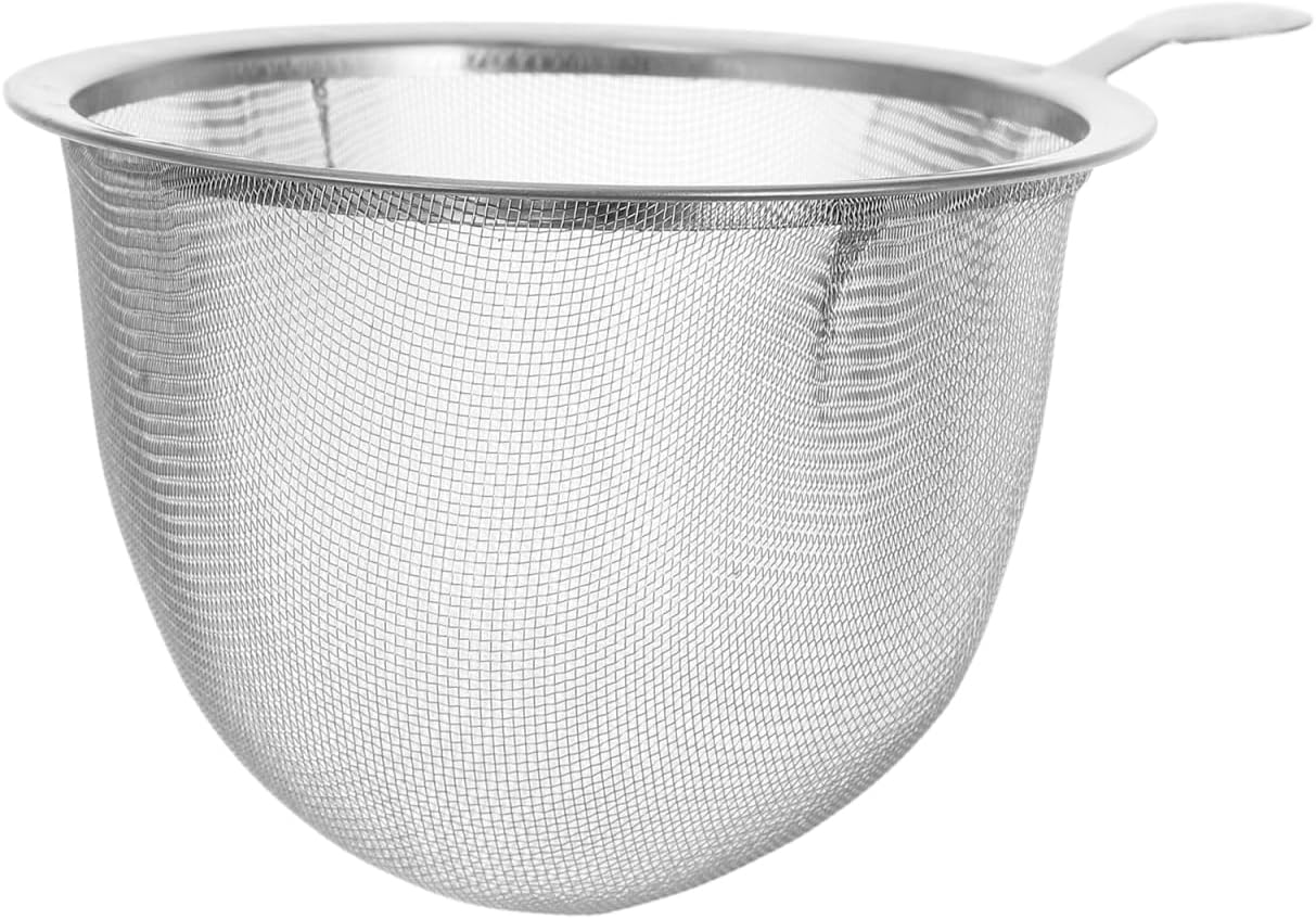 Happyyami Stainless Steel Tea Filter, Fine Mesh Strainer with Handle