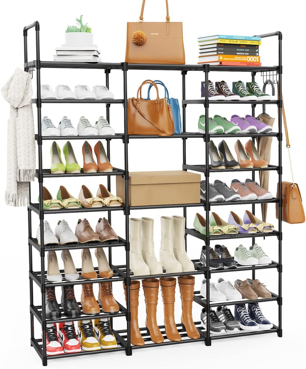 Shoe Rack for Closet 9 Tier Shoe Organizer for Bedroom