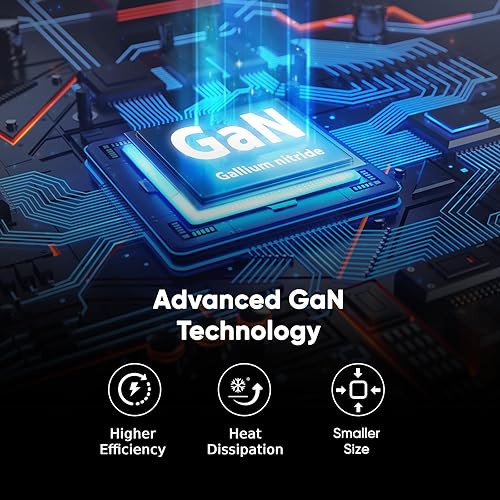 Miniatura 2 de Cargador USB C de 65 W, GaN Pro PD de carga rápida, plegable, 3 puertos compatibles con iPhone 15, 14 Pro, MacBook, Samsung, laptop, dispositivos