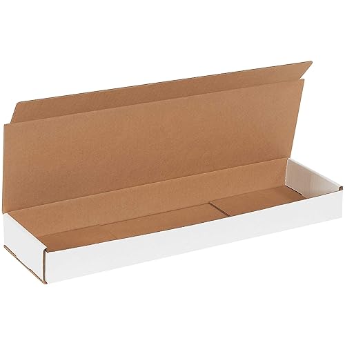 BOX USA BM2162 Sobres corrugados, 21 x 6 x 2 pulgadas, color blanco (paquete de 50)