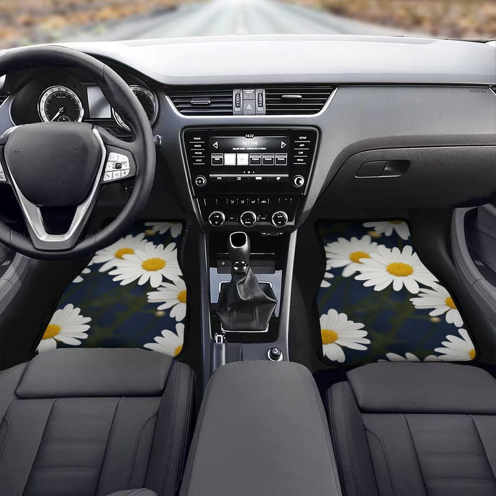 4 tappetini per auto, resistenti, antiscivolo, facili da pulire, adatti per la maggior parte delle auto, per tutte le stagioni, universali, adatti per SUV, berline e camion