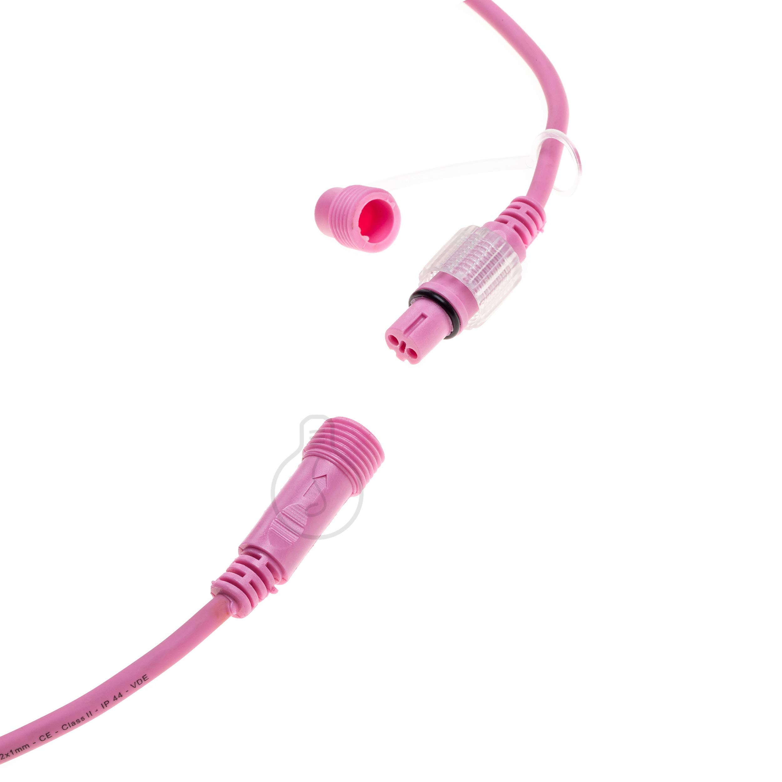 AMARCORDS - Luminous Belt White For Outdoor Use With 11 E27 Lampholders Round Cable Schuko Plug Length 12 5 M Joined Up To 100 Meters