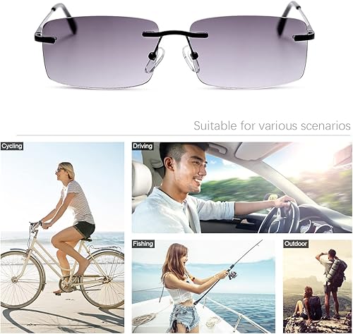 Miniatura 6 de YIMI Lentes de lectura de lente completa para hombres y mujeres bisagra de resorte anti luz azul protección UV400 lentes tintados