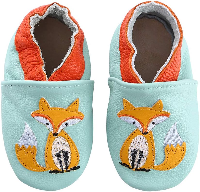 Baby Moccasins Soft Leather Toddler First Walker Shoes