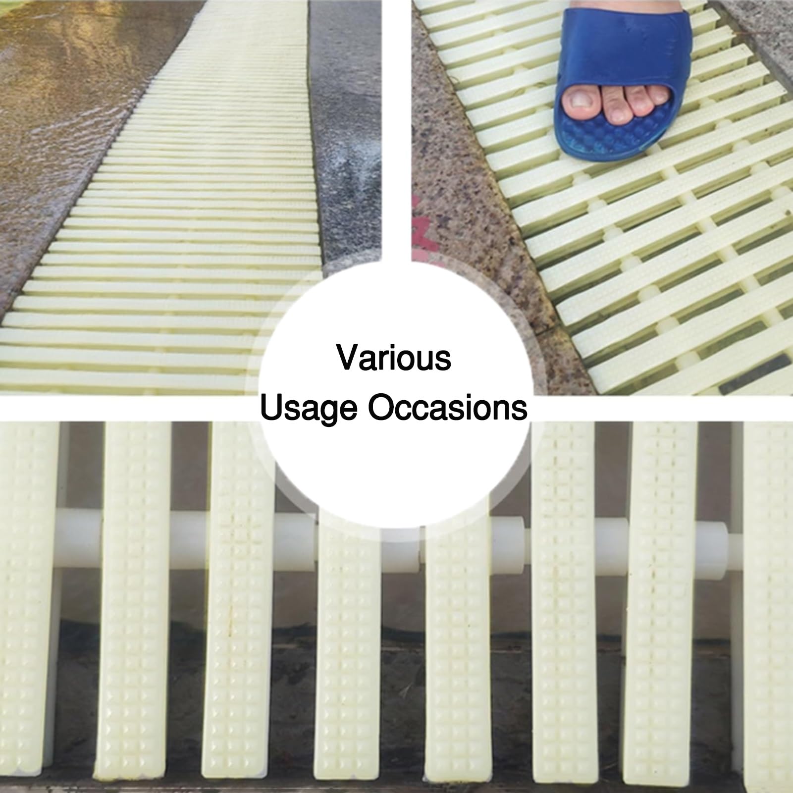 Rejillas de desbordamiento de piscina, cubierta de filtro de drenaje de ducha ABS para cubiertas de piscina y drenaje de patio