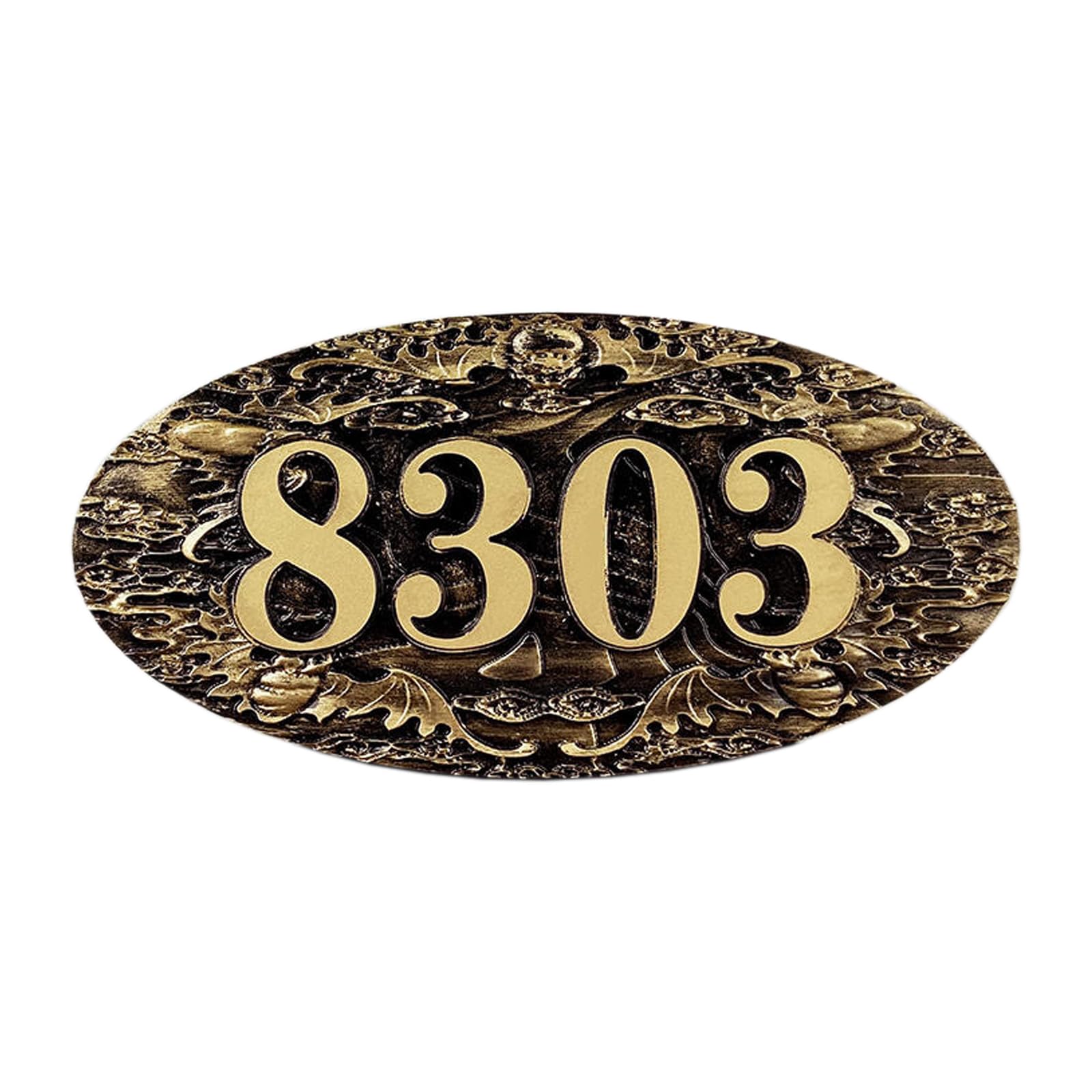 Panneau D'adresse De Maison Personnalisé Plaque De Numéro De Maison Gravée Vintage Panneau Boîte Aux Lettres Acrylique Plaque immatriculation Chambre Personnalisée Tablette Porte Pour Hôtel