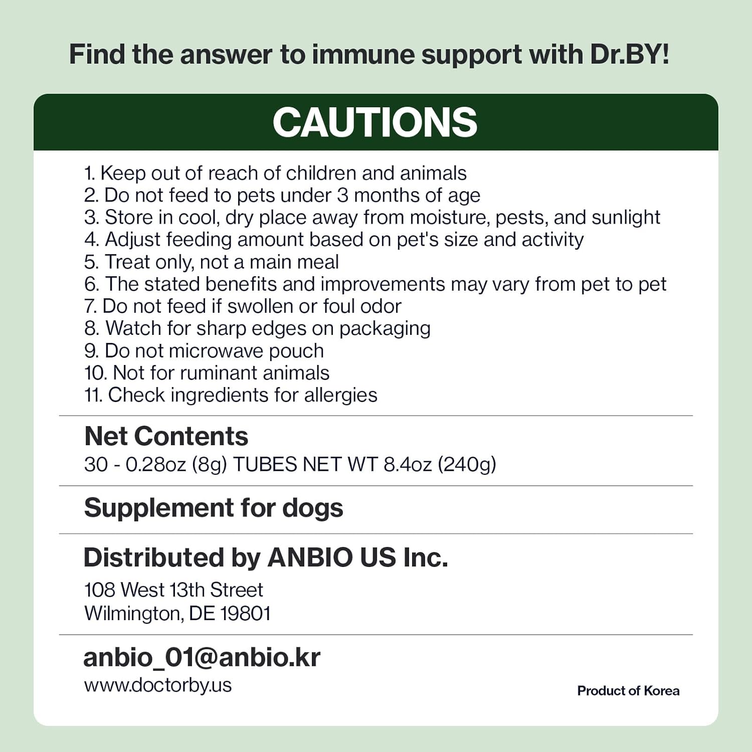 Doctor by Colostrum Protein for Dogs and Puppy – Weight Gain Supplement for Dog - Muscular Strength and Immune System Support with Colostrum, Whey Protein Isolate, Goat Milk – 30 Tubes