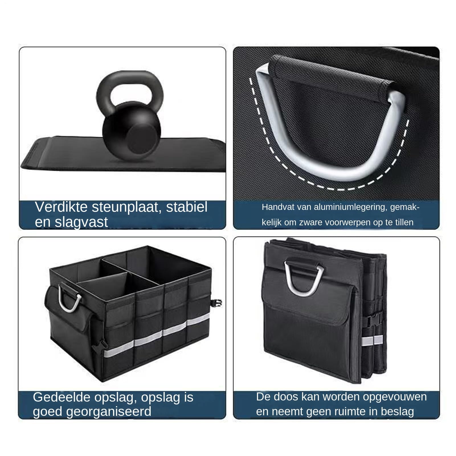 Organizer Portaoggetti Per Bagagliaio Box Multi Scomparto per | Box Auto Contenitore Spesa E Organizzazione Porta Attrezzi Per Camion Camper SUV Indispensabile Viaggio E