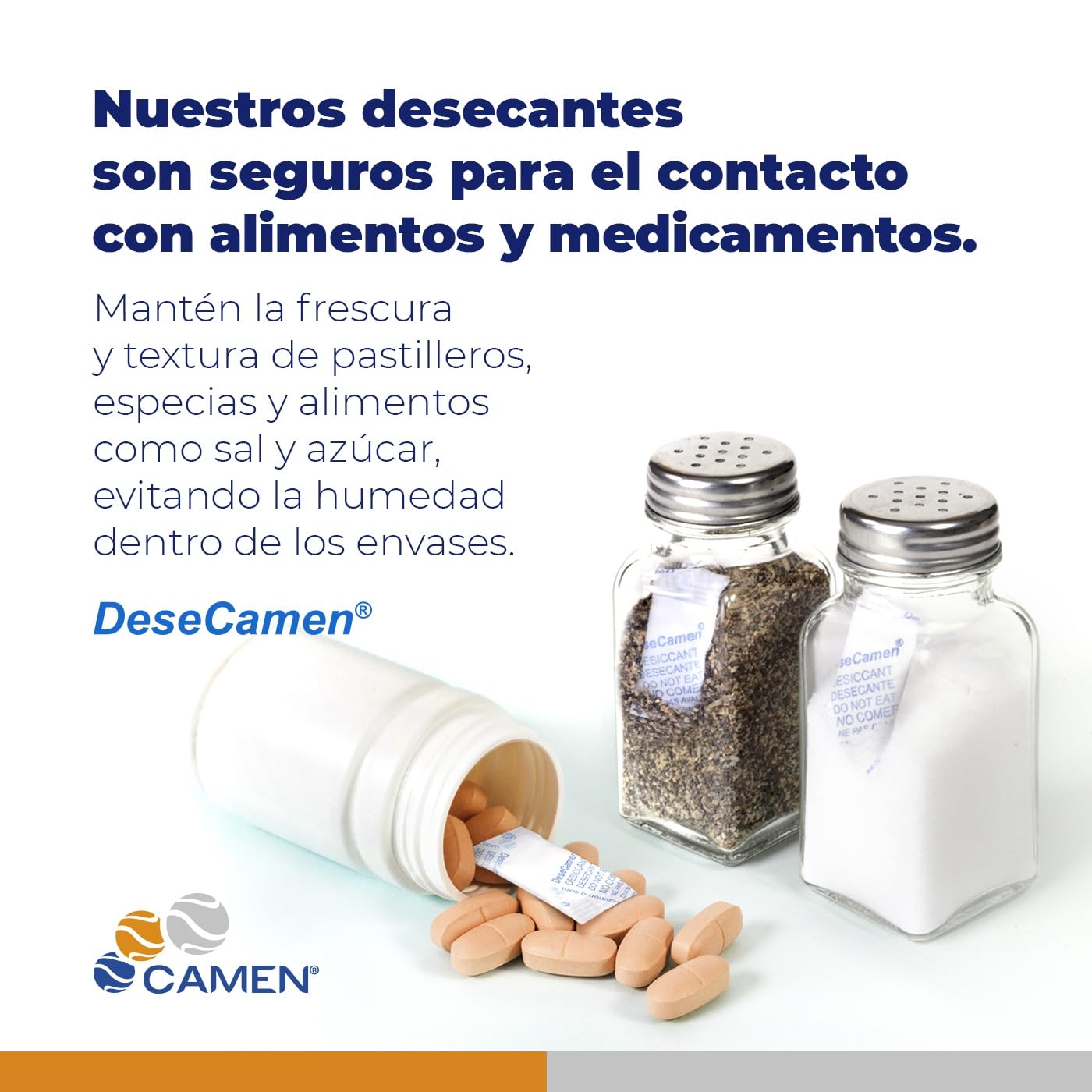 Desecamen - Bustine silice (1000 pezzi - 1g) - Silice gel - Deumidificatore - Essiccante - Assorbiumidità - inodore - non tossico - eliminano l'umidità e gli odori di muffa