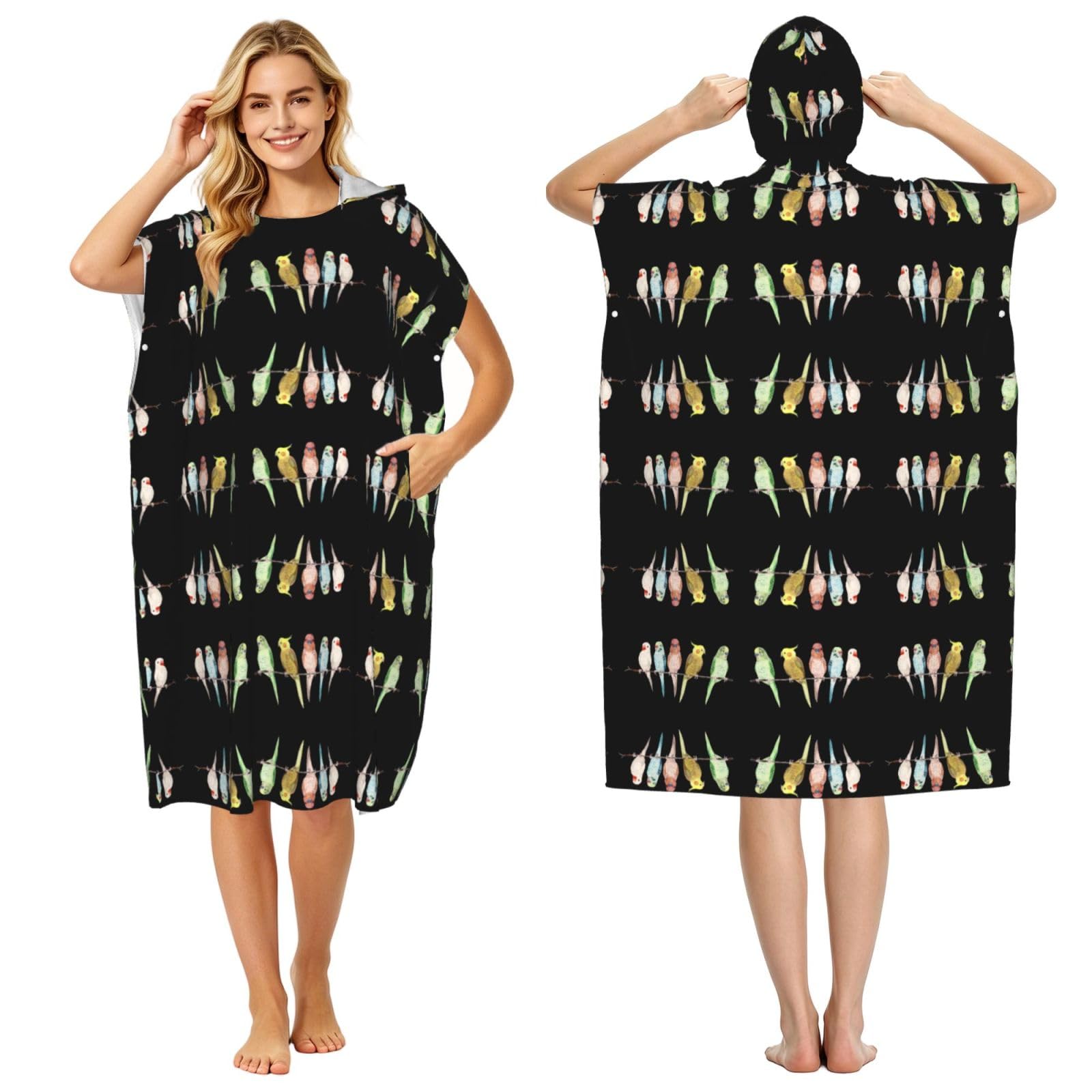 Poncho serviette microfibre séchage rapide peignoir natation adulte
