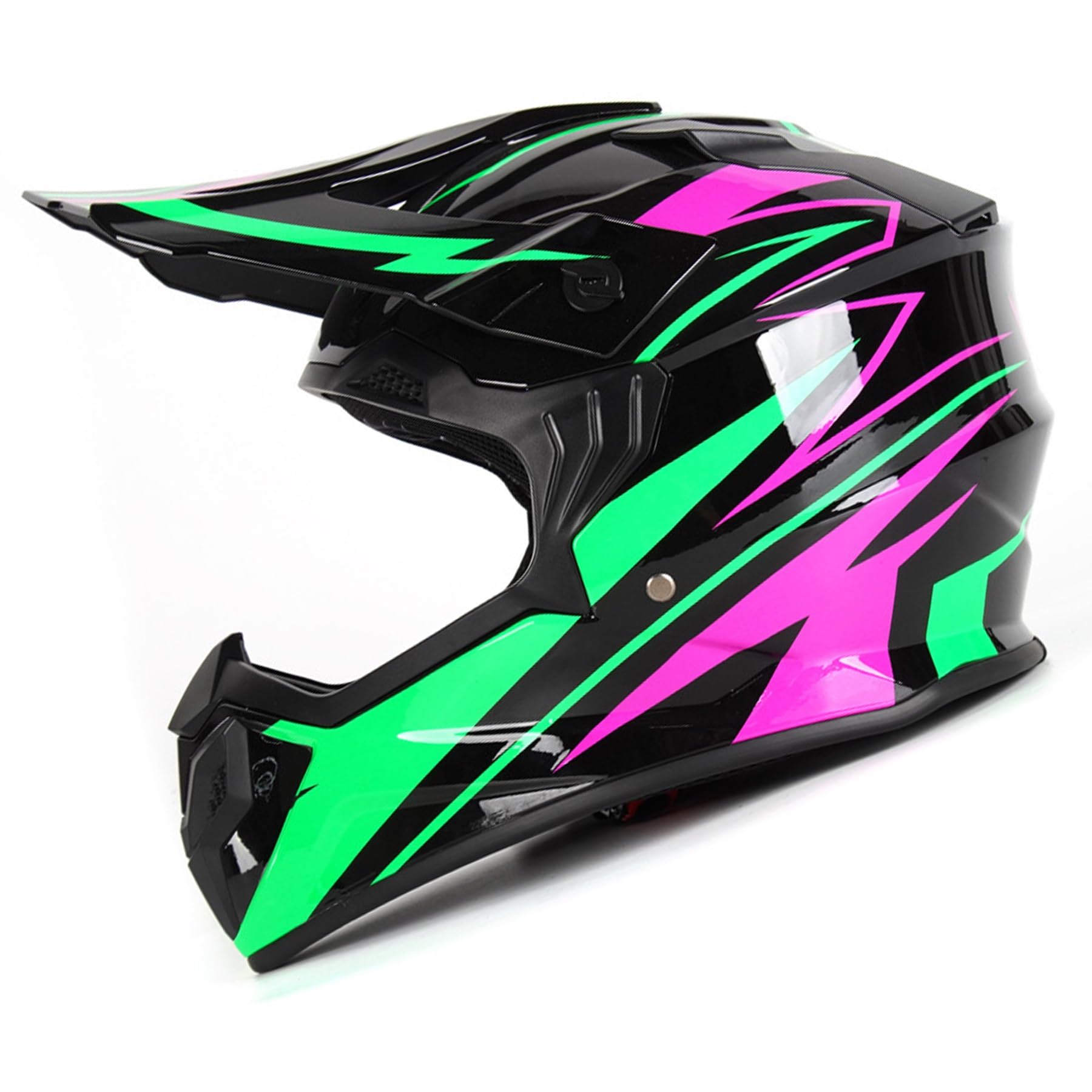 Motocross Helm Kinder, ECE22.06-Zertifizierung, Jugend Motorradhelme, Downhill Fullface MTB Integralhelm Crosshelm Helm, Für Jungen Mädchen Quad Bikes BMX Fahrrad ATV Offroad DH Helm