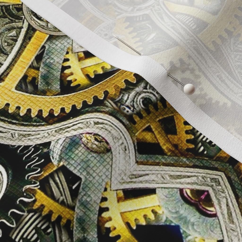 Spoonflower Fabric - Medium Steampunk Fashion Home Decor Printed on Petal Signature Cotton Fabric by The Yard - Sewing Quilting Apparel Crafts Decor