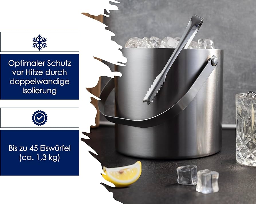 Ijsemmer - dubbelwandig - inhoud 3 liter