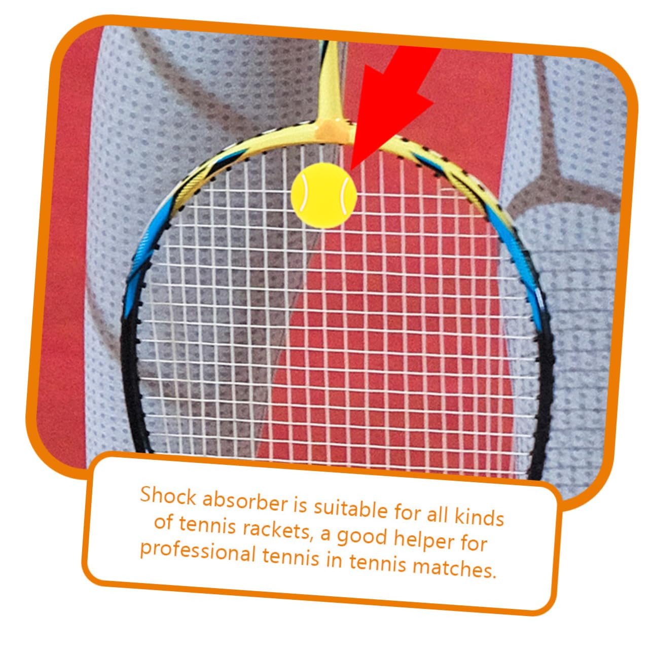 ibasenice Ammortizzatori per Racchette Tennis Silicone Assorbitori Giocata E Stabile
