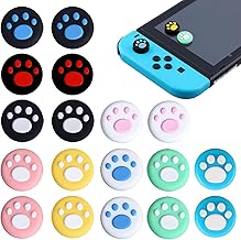 18 Stück Joystick Kappen Kompatibel mit Switch,Joystick Kappen Kompatibel mit Nintendo Switch,Katzenkrallen Joystick Kappen,Verbessern Sie Das Spielerlebnis und Schützen Sie Den Rocker