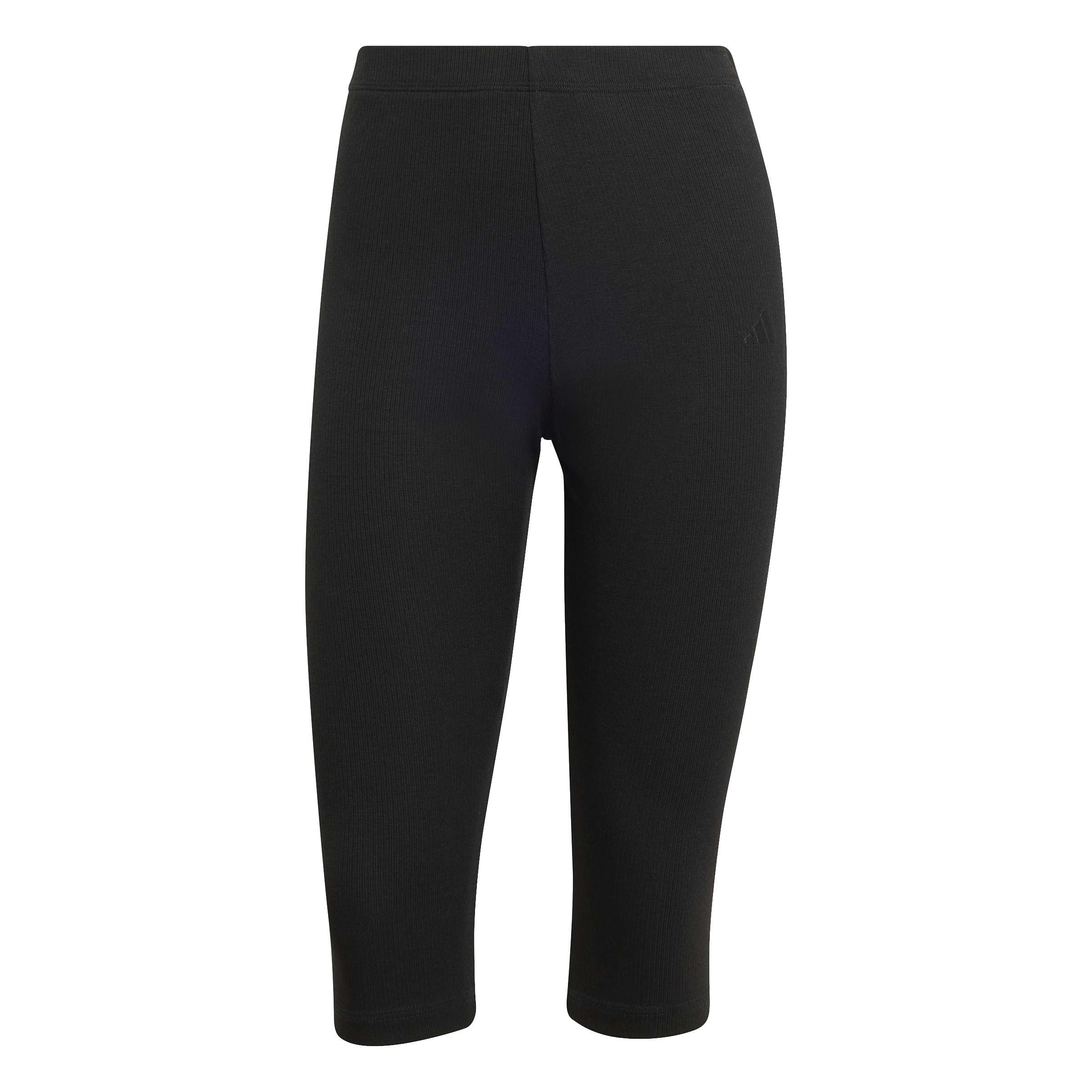 adidas Damen Strumpfhose Seasonal Essentials Rib Capri Leggings