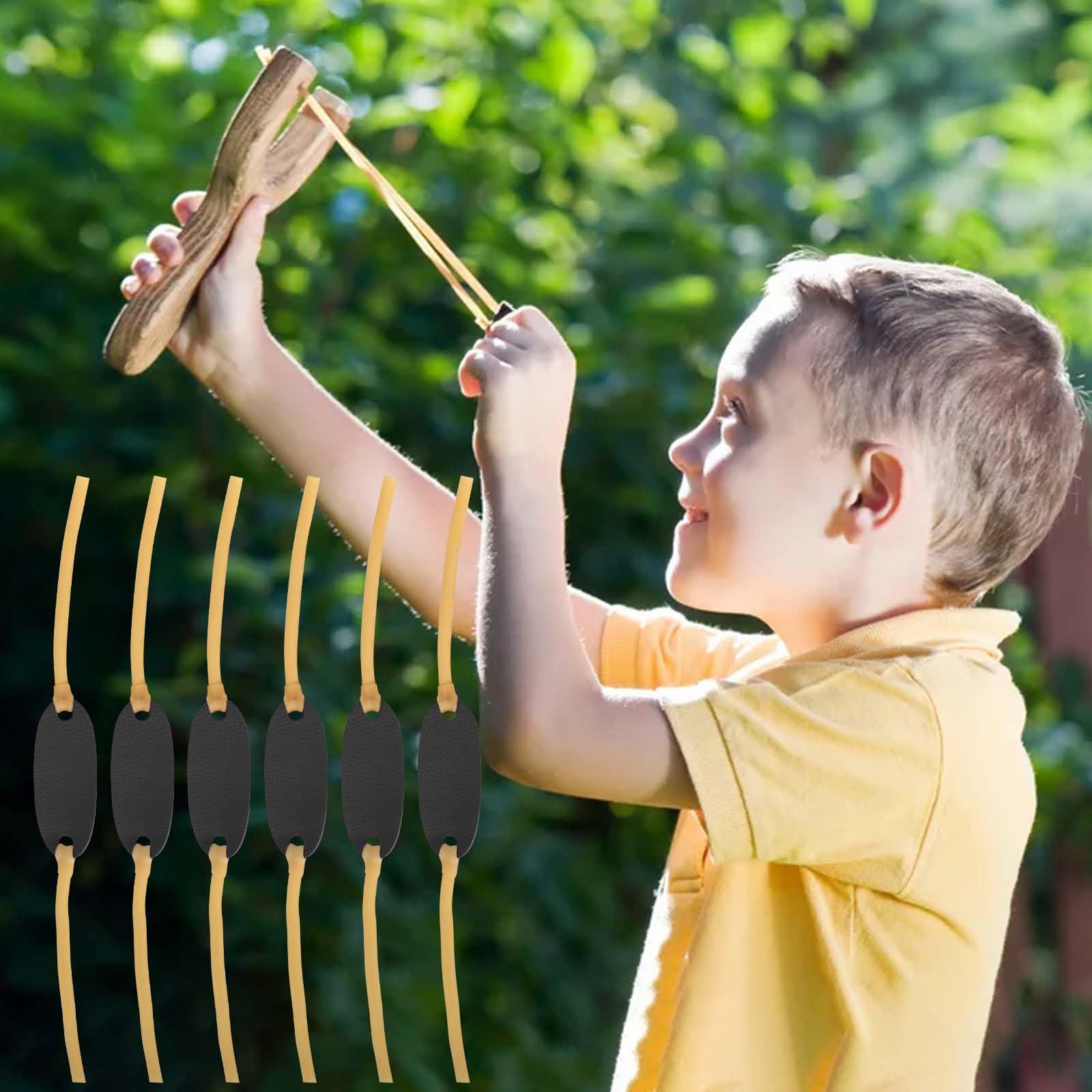 Tiras Elásticas De Goma Elástica Bungee Catapult Para La Caza De,10 Piezas Tirachinas Gomas Elásticas Para Tirachinas, Bandas De Goma De Repuesto,Para La Caza De Tirachinas