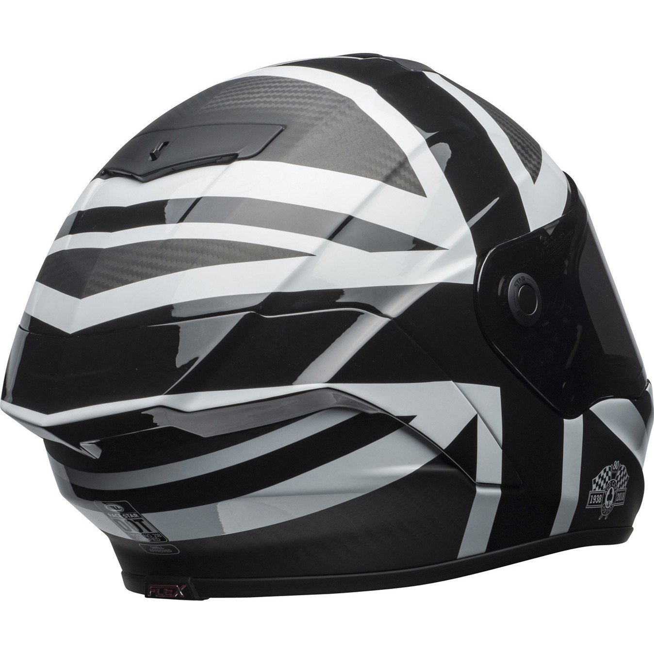 bell blackjack helmet BELL 7095589 Race Star Ace Cafe Blackjack Motorcycle Helmet S Black White :  Amazon.co.uk: Automotive
