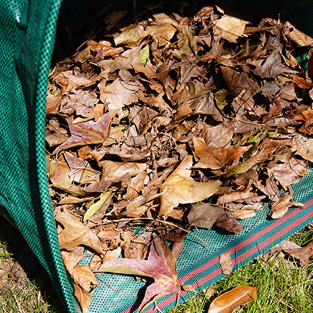 Mipcase Sacco Da Giardino Per Foglie e Rifiuti Sacco Paletta Riutilizzabile Manici Rinforzati Adatto Per Raccolta Di Detriti Da Prato e Giardino in Modo Efficiente