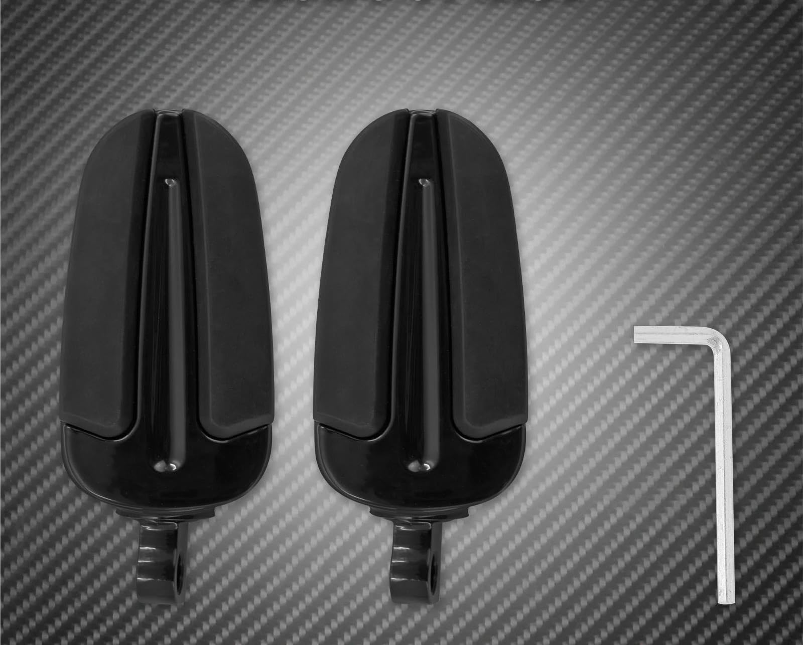Estriberas Traseras Motocicleta Para HAR&LEY Touring Road Electra Glide Limited Dyna Fat Boy Softail Motocicleta Slipstream Estriberas Traseras Para Pasajero Pedal Reposapiés Estriberas Motocicleta
