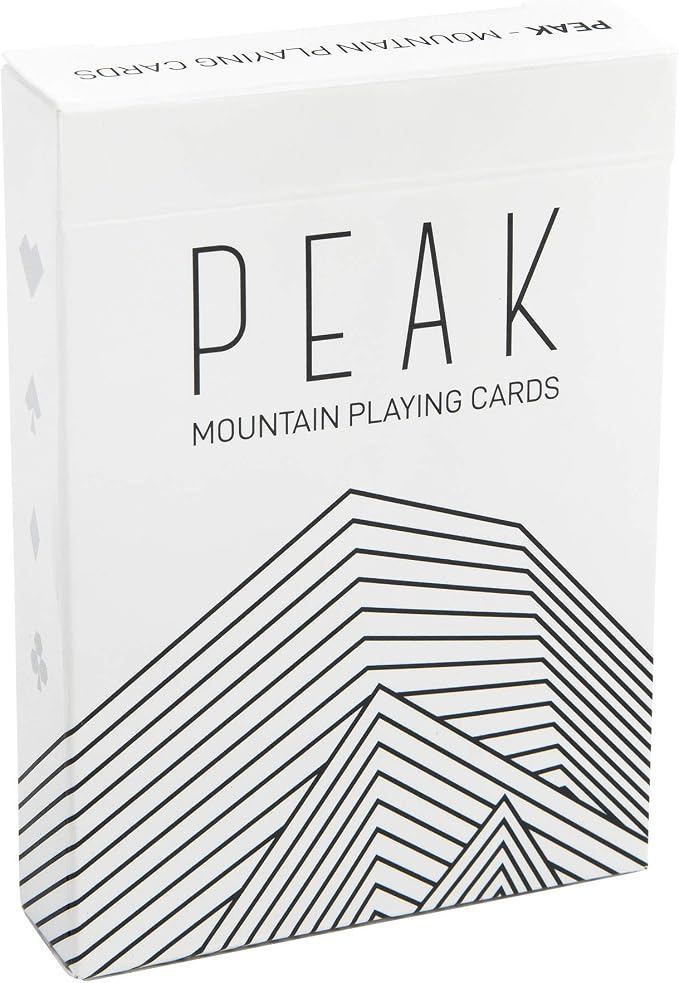 Stellar Factory Peak | Mountain-Themed Playing Cards | Casino-Grade | Made in USA | Poker Size 2.5" x 3.5" | 54 Cards