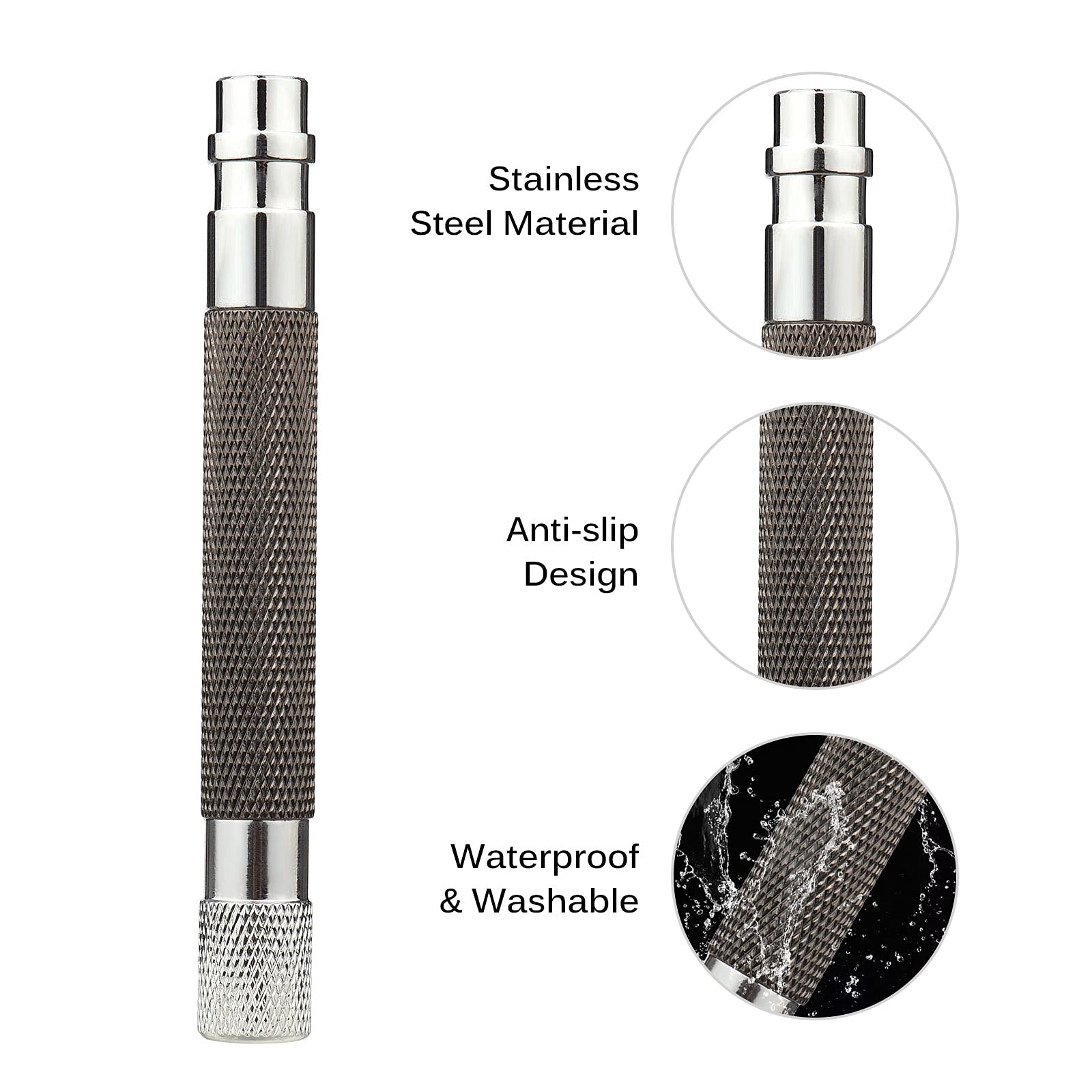 Amazon.co.jp: 両刃シェービングカミソリ用シェービングハンドル