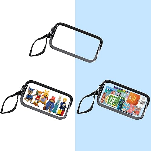 Miniatura 4 de Annmore Estuche de transporte para figuras de Tonies y Toniebox, bolsa de viaje con bolsillo transparente extraíble para personajes Tonies, azul