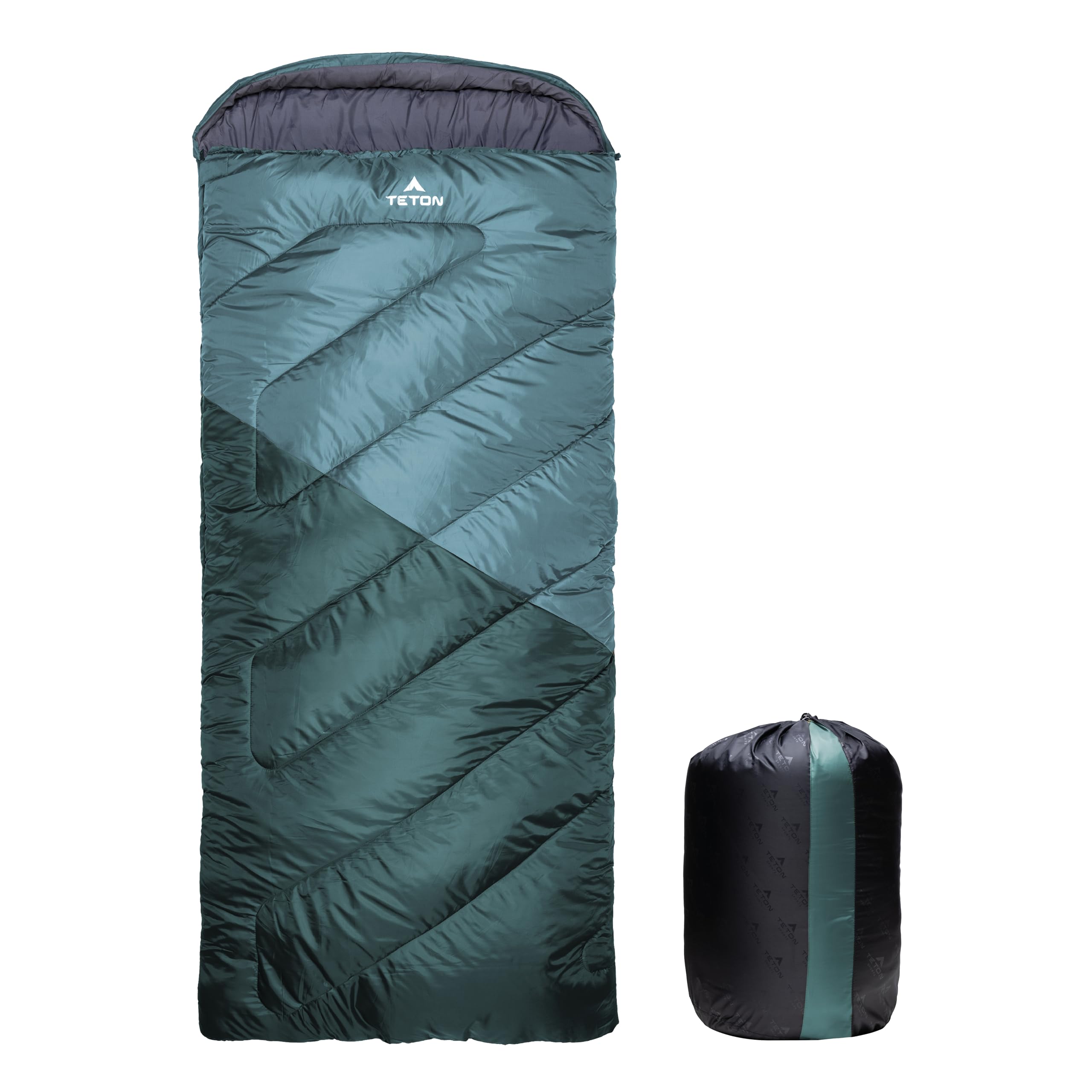 TETON Sports Celsius Regular 20F Degree Sleeping Bag - All-Weather Sleeping Bag for Adults and Kids - Camping Made Easy and Warm - Compression Sack Included