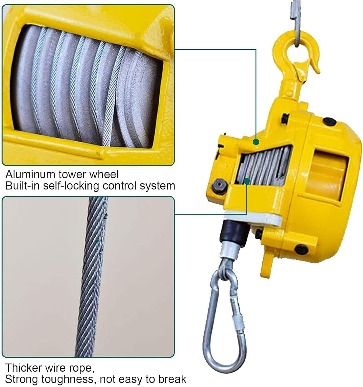 Spring Balancer,Hanging Tension Retractor Tool,Spring Balancer with Hook and 1.5m Wire Rope,Adjustable Spring Balancer,for Factory and Workshop (Size : 1-3kg)