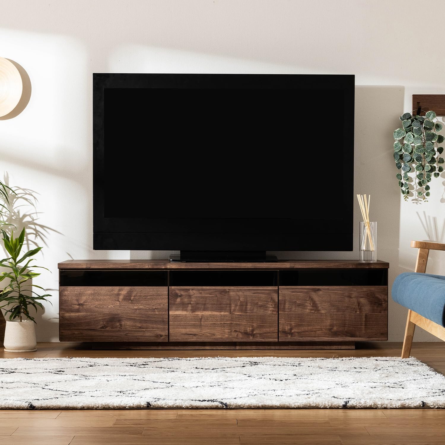 テレビ台 収納 おしゃれ 北欧 ナチュラル ブラウン 幅180cm テレビ