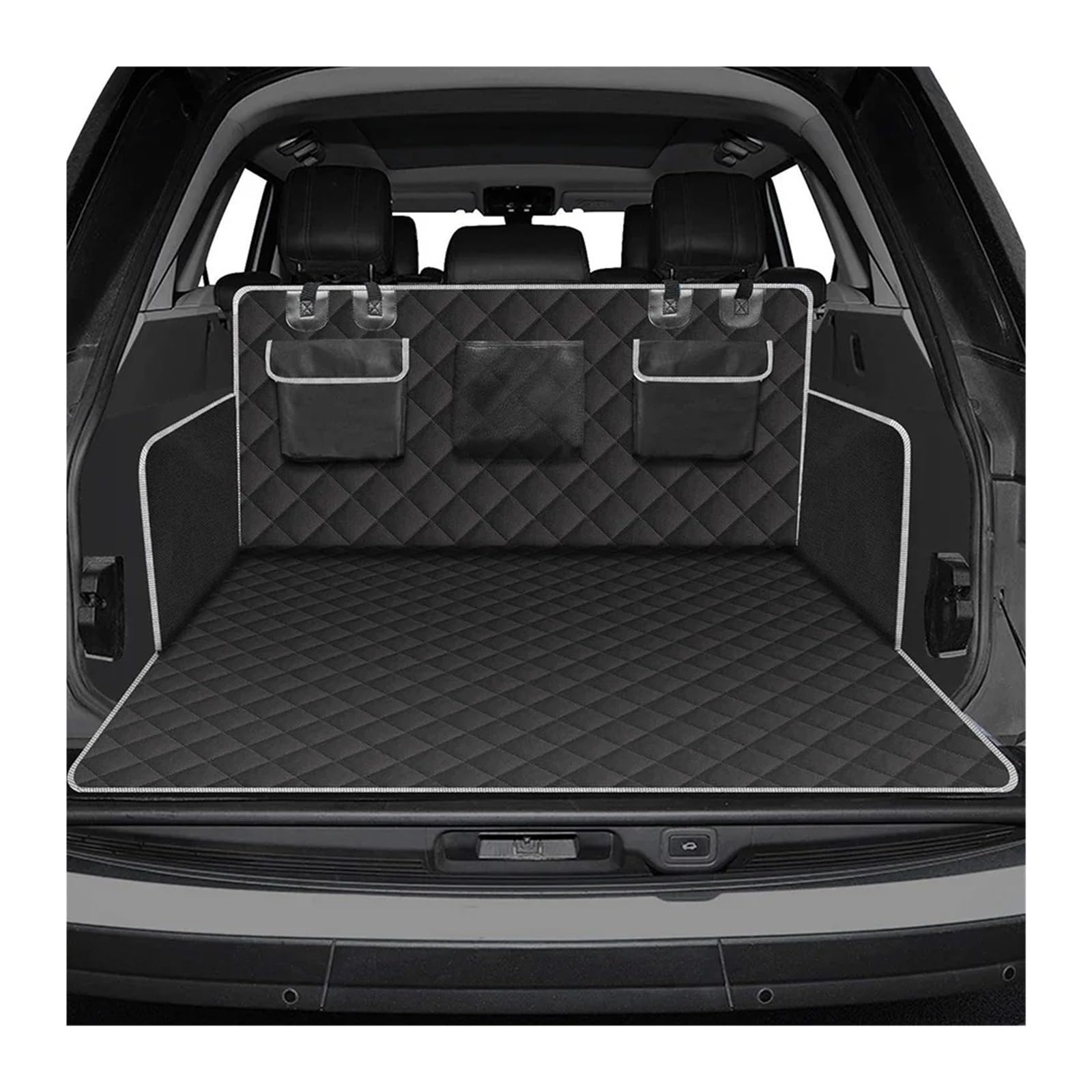 Alfombrilla Maletero Cubremaletero Funda Impermeable para Asiento Coche Y Maletero Resistente Al Desgaste, Tela Oxford Hamaca para Mascotas