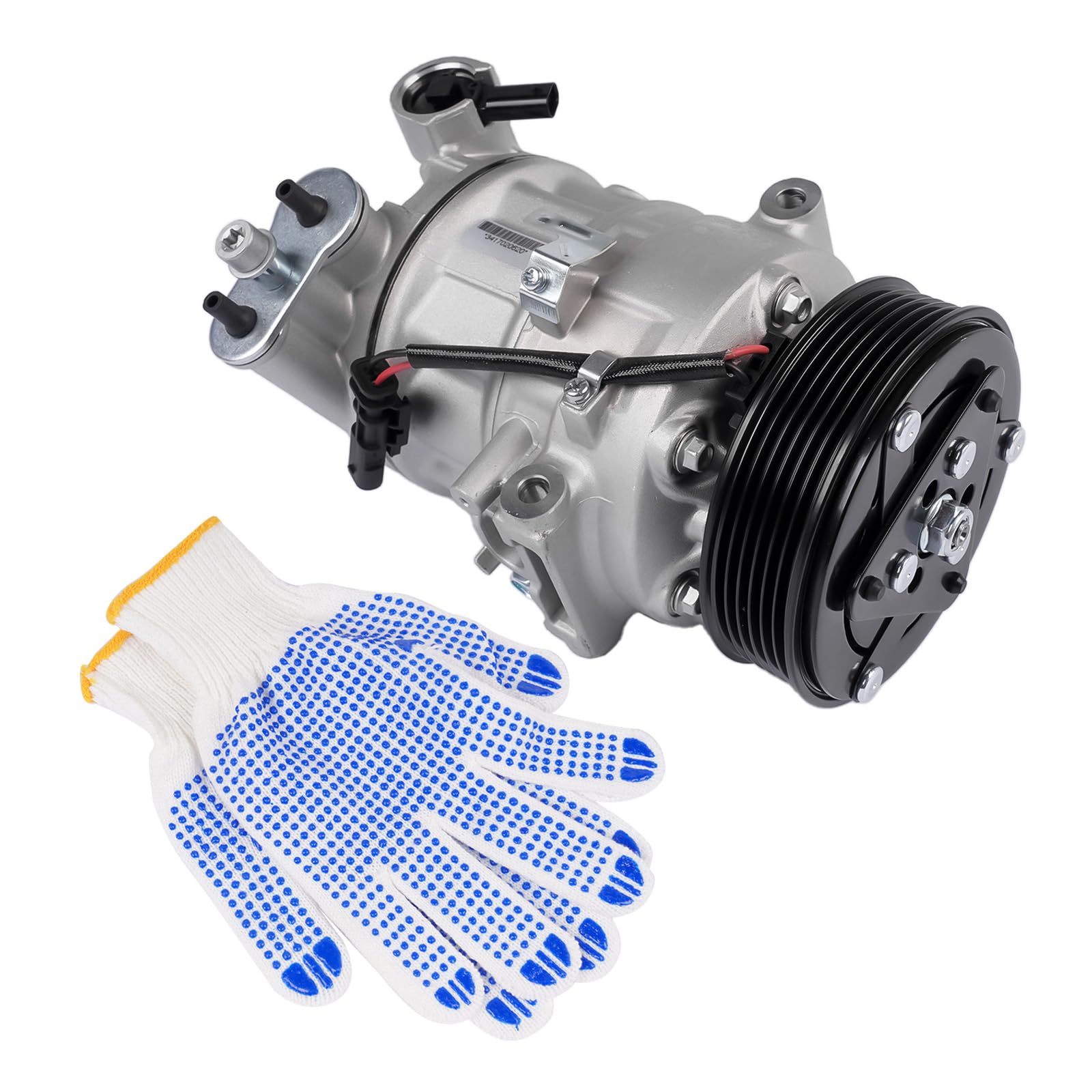 Compresseur de Climatisation 2 Pôles Compatible avec Astra J P10 Caravan GTC Cascada W13 Zafira Tourer C P12 2010-2020 1618493