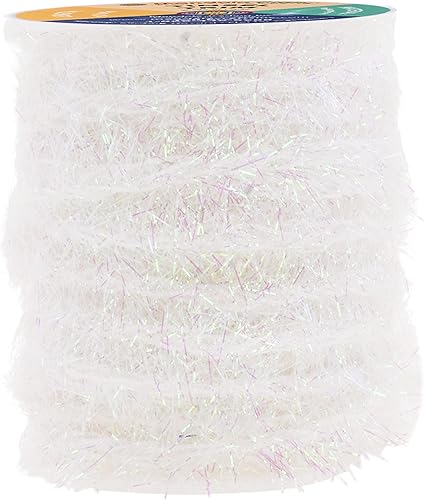 Miniatura 1 de Mandala Crafts Guirnalda de oropel metálica dorada  Cinta fina de oropel  Mini guirnalda para decoración de árbol de Navidad, boda, suministros de