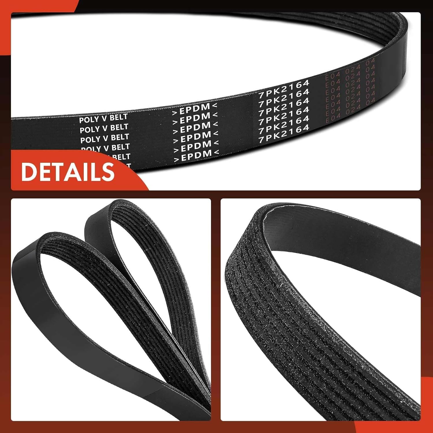 A-Premium 56992RNAA04 Engine Serpentine Drive Belt Compatible with Honda Civic 2006 2007 2008 2009 2010 2011, L4 1.8L