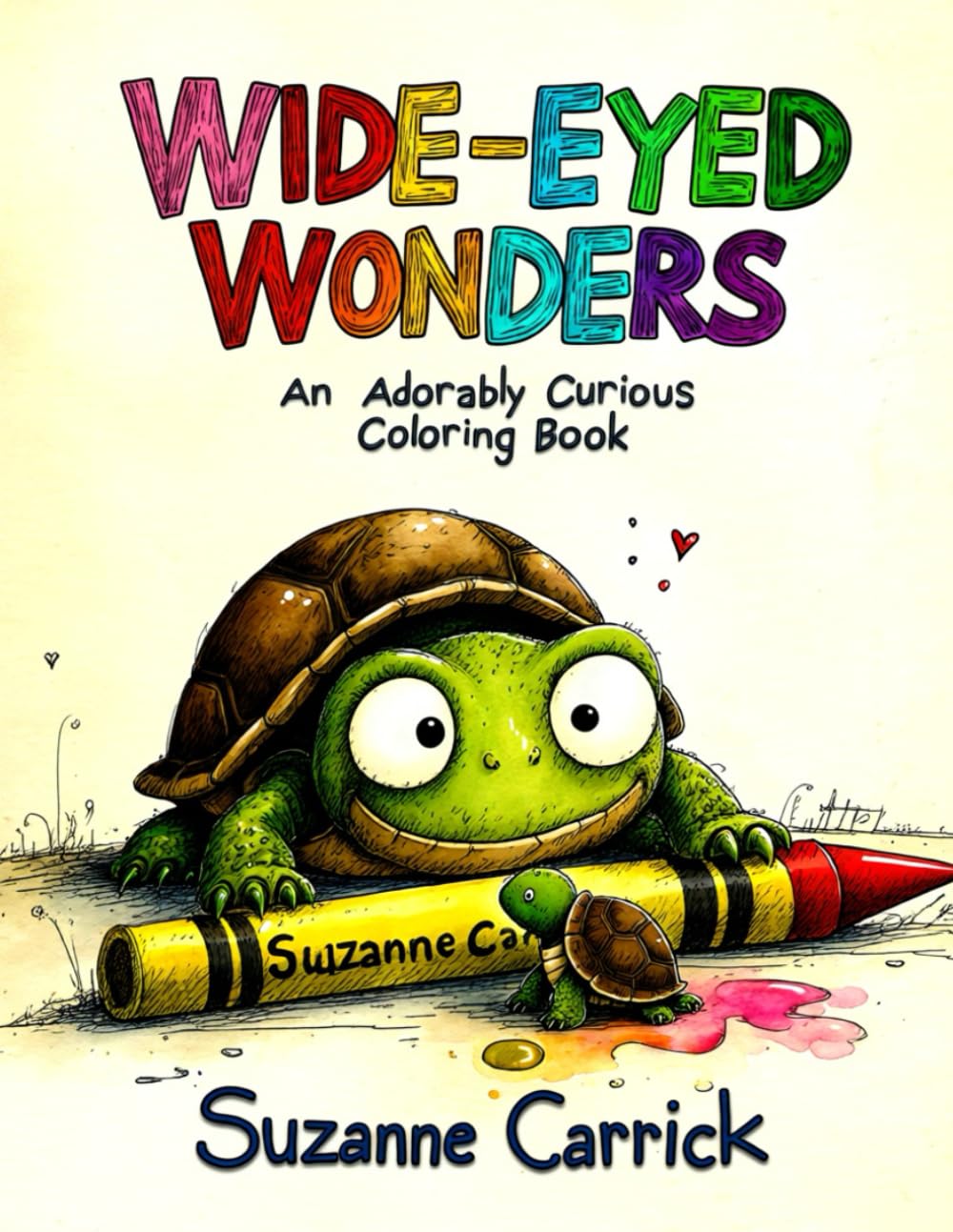 Wide-Eyed Wonders: An Adorably Curious Coloring Book